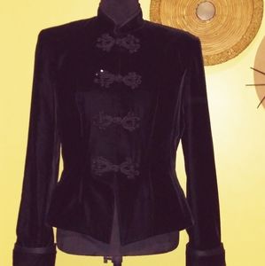Black Velvet Jacket - Anthony Vask